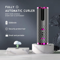 Curlux automatic hair curler with double-insulated cool-touch housing