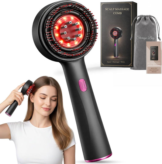 The Full Routine bundle — Rootly scalp massager, Sleeka straightening cream and Curlux automatic curler